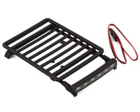 RC4WD Axial SCX24 2021 Ford Bronco Flat Roof Rack w/LED Light Bar