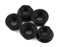 RC4WD 4mm Low Profile Flanged Lock Nut (Black) (5)