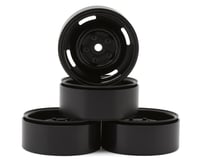 RC4WD Landies Vintage 1.9" Stamped Steel Beadlock Crawler Wheels (Black) (4)