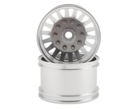 RC4WD Super Single 1.7 Rear Semi Truck Wheel (Silver) (2)