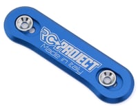 RC Project Ergal Aluminum One Piece Wing Button (Blue) (Buggy/Truggy)