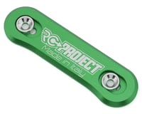 RC Project Ergal Aluminum One Piece Wing Button (Green)