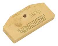 RC Project HB Racing Rear Brass Chassis Weight (30g) (D819/D819RS/D817)