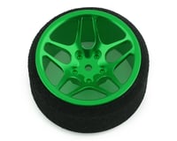 R-Design Sanwa M17/MT-44 Ultrawide 10 Spoke Transmitter Steering Wheel (Green)