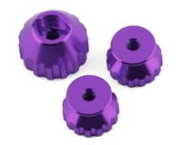 R-Design Sanwa M17 Precision Dial & Handle Nuts (Purple)