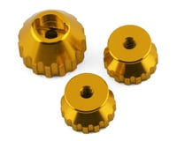 R-Design Sanwa M17 Precision Dial & Handle Nuts (Gold)