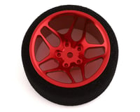 R-Design Futaba 10PX/7PX/4PX 10 Spoke Ultrawide Steering Wheel (Red)