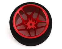 R-Design Sanwa M12/Flysky NB4 10 Spoke Ultrawide Steering Wheel (Red)
