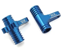 Revolution Design B64 Aluminum Steering Bellcrank Set (Blue)