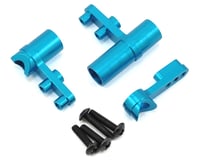 Redcat Aluminum Servo Saver & Bell Crank Set (Blue)