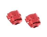 Redcat Ascent-18 Aluminum Differential Covers (Red) (2)
