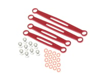Redcat Ascent-18 Aluminum Front Upper & Lower Links (Red) (4)