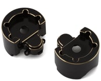 Redcat Ascent Brass Outer Portal Covers (Black) (2) (144g)