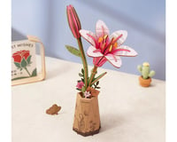 Robotime Wooden Flower Bouquet 3D Wooden Model Kit (Pink Lily)