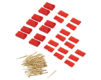 RCPROPLUS Servo Connector Set (Solder Style) (Red)