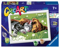 Ravensburger CreArt Sleeping Cat & Dog Paint By Numbers (5x7)