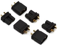 Samix XT30 Connectors (Black) (3 Male/3 Female)