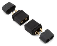 Samix XT60 Connectors w/Wire Covers (Black) (2 Male)