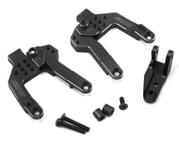 Samix SCX10 II V2 Aluminum Front Shock Plate Set (2) (Black)