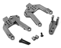 Samix SCX10 II V2 Aluminum Front Shock Plate Set (2) (Grey)