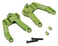 Samix SCX10 II Aluminum Rear Shock Plate (2) (Green)