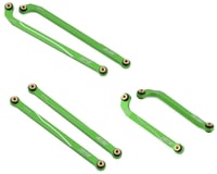 Samix SCX24 Deadbolt/Betty Aluminum High Clearance Link Kit (6) (Green)