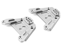 Samix SCX-6 Aluminum Rear Shock Plate (Silver)