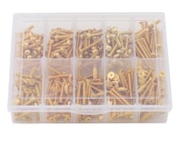 Samix Long Stainless Steel M3 Screw Set w/Plastic Box (Gold) (300)