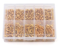 Samix Stainless Steel M3 Screw Set w/Plastic Box (Cap Head) (Gold)