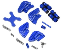 Samix Aluminum Shock Bodies & Mounts for Traxxas TRX-4M (Blue)