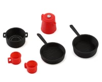 Scale By Chris 1/10 Camping Pack 2 (Skillet/Pot/Coffee Pot/2 Coffee Cups)