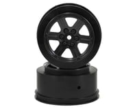 Schumacher 12mm Hex 6-Spoke Short Course Wheels w/3mm Offset (Black) (2)