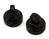 Schumacher Alloy Aluminum Big Bore Shock Caps (Black) (2) (L1R/LD3/ST2)