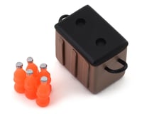 Sideways RC Scale Drift Cooler w/Bottles (Brown)