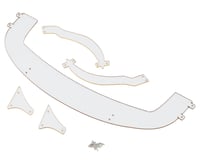 Sideways RC Polycarbonate Front Scale RB Splitter (Clear)