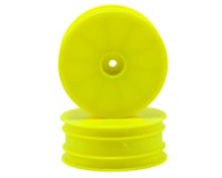 Serpent 12mm Hex 1/10 2WD Front Buggy Wheels (2) (SRX-2) (Yellow)