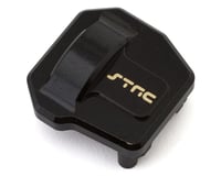 ST Racing Concepts Axial SCX10 III Portal Axle Brass Differential Cover (Black)