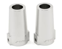 ST Racing Concepts Aluminum Rear Lock Out Set (Silver) (2)