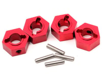 ST Racing Concepts Aluminum Hex Adapter & Drive Pin Set (Red) (4)