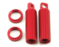 ST Racing Concepts Aluminum Threaded Front Shock Body & Collar Set (Red) (2)