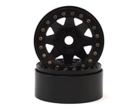 SSD RC 1.9"" Steel 8 Spoke Beadlock Wheels (Black) (2)
