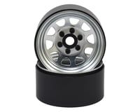 SSD RC Stock 1.9"" Steel Beadlock Wheels (Silver)