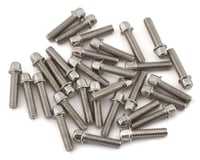 SSD RC 2.5x10mm Scale Wheel Bolts (Silver) (30)