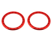 SSD RC 2.2” Aluminum Beadlock Rings (Red) (2)