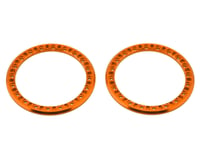 SSD RC 2.2” Aluminum Beadlock Rings (Orange) (2)