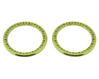 SSD RC 2.2” Aluminum Beadlock Rings (Green) (2)
