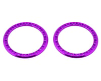 SSD RC 2.2” Aluminum Beadlock Rings (Purple) (2)