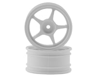 Tamiya 5-Spoke 1/10 On-Road Wheels w/Wheel Nuts (White) (2)