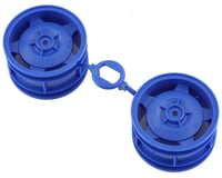 Tamiya Star Dish Rear 2WD Buggy Wheels (Blue) (2)