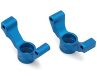 Tamiya TT-02 Aluminum Rear Uprights (Blue) (3°)